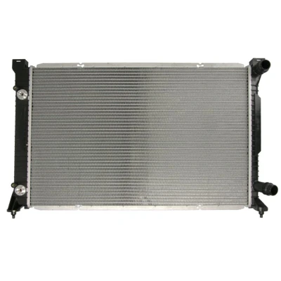 Abbildung von NRF 51586 Kühler, Motorkühlung Aluminium 682 438 40 Kühlrippen gelötet AUDI: A6 C5 Saloon, Avant