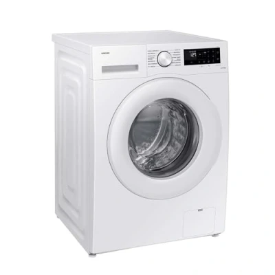 Abbildung von Samsung Waschmaschine, 8 kg, 1.400 U/min, EEK: A, Mikroplastik Programm, Ecobubble, 14 Programme, WiFi SmartControl, Weiß, WW80CGC04ATEEG