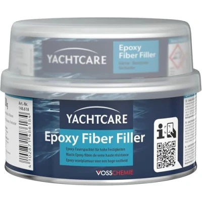 Abbildung von Yachtcare Epoxy Fiber Filler Glasfaserspachtel 500g Faserverstärkte Spachtelmasse
