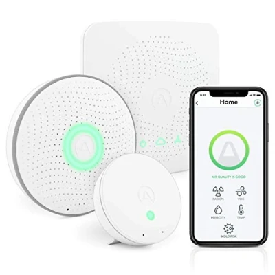 Abbildung von Airthings House Kit, Radon und Raumluftqualitätsüberwachungssystem, Mehrraum, 420