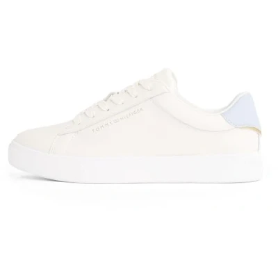Abbildung von Tommy Hilfiger Essential Court Sneaker low, Damen, Größe: 41, Ancient white Schuhe