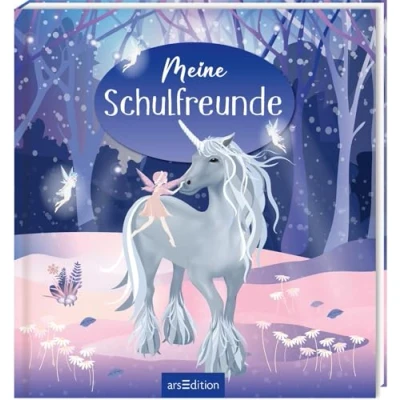 Abbildung von Meine Schulfreunde Einhorn: Freundebuch für die Grundschule Geschenk den Schulanfang