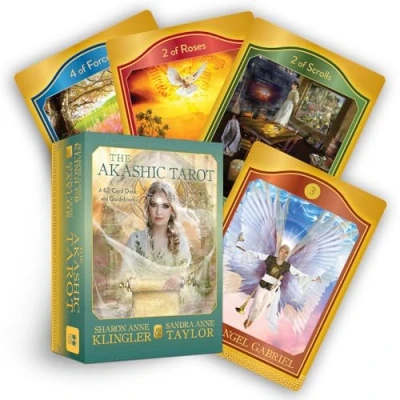 Abbildung von The Akashic Tarot: A 62 Card Deck and Guidebook