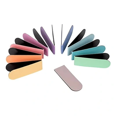 Abbildung von Ideen mit Herz Lesezeichen Clips magnetisch 2cm breit 6cm lang bunt 10 Stück