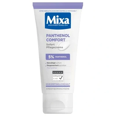 Abbildung von Mixa Sofort Pflegecreme für empfindliche und irritierte Haut, Wundheilcreme gegen Rötungen extreme Trockenheit, Mit Panthenol, Panthenol Comfort, 50 ml