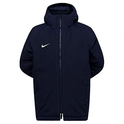 Abbildung von Nike Unisex Kinder Academy 18 Winter Jacket Mantel, Obsidian/obsidian/(white), L EU