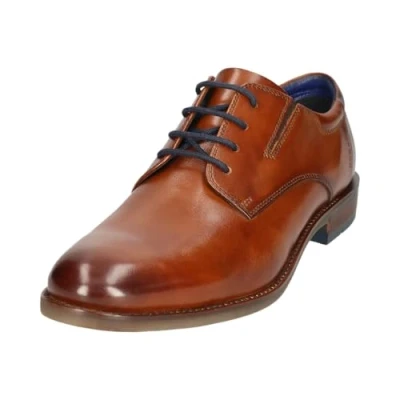 Abbildung von bugatti Herren Schnürstiefel, Männer Stiefel Kaltfutter,Chukka Boots,schnürung,Boots,Winterstiefel,Winterschuhe,Cognac (6300),45 EU/EU UK