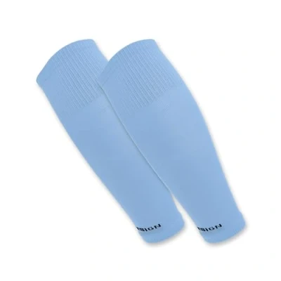 Abbildung von Tapedesign® „TUBES 1 Paar Fußball Sleeves Tubes Hellblau (Unisex) für Damen &amp; Herren atmungsaktiv