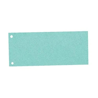 Abbildung von Leitz Esselte Trennstreifen aus Karton, 1/3 A4, 100 Stück, Überbreite, Blau, 100% recyceltes Papier, 20996