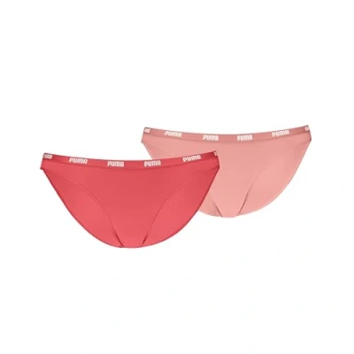 Abbildung von Puma Women 2 PACK Slip, Damen, Größe: XL, Coral combo