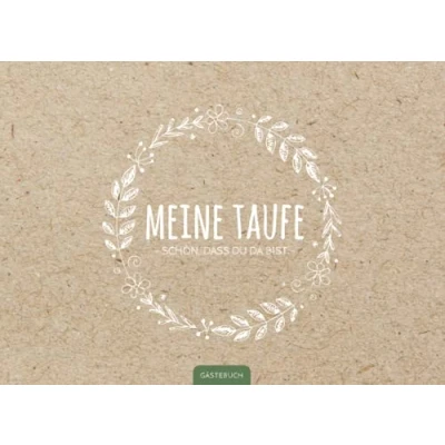 Abbildung von Gästebuch Taufe: Liebevoll gestaltetes für die Taufe Das Taufbuch ist ein schönes Gastgeschenk zur Taufalbum Geschenk Jungen &amp; Mädchen
