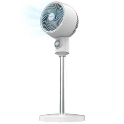 Abbildung von Cecotec Fußbodenventilatoren EnergySilence 900 Cyclone 35 W, 9 Zoll Durchmesser, 3 Geschwindigkeiten, Automatische Oszillation, Einstellbare Neigung, Einfache Bedienung, Weiß