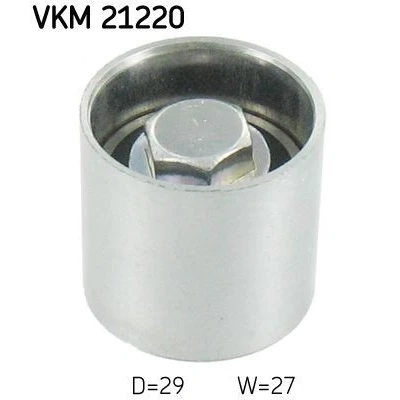 Abbildung von SKF VKM 21220 Umlenk /Führungsrolle, Zahnriemen mit Befestigungsmaterial VOLKSWAGEN: GOLF 4, 6, Eos, AUDI: A4 B5 Saloon, A6 C6 Avant