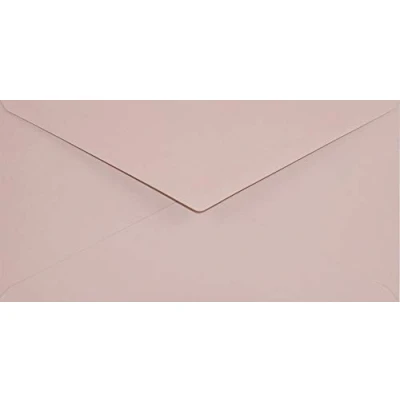 Abbildung von Netuno 25 Briefumschläge Alt Rosa DIN lang 110 x 220 mm 120g Keaykolour Old Rose farbige Briefkuverts ökologisch hochwertig Briefhüllen recycled für Hochzeit Geburtstag Weihnachten Ostern