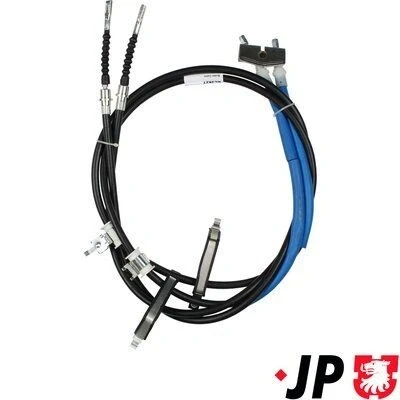 Abbildung von JP GROUP 1570303400 Handbremsseil hinten 2x1770/1590 Scheibenbremse FORD: Focus Mk1 Hatchback, Estate, Saloon