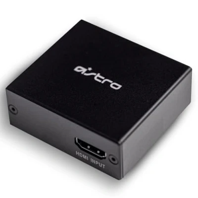 Abbildung von ASTRO HDMI Adapter für PS5, bietet perfekte Game Chat Balance, Audio Extractor 4K auf Optical Spdif Toslink, kompatibel mit A50 Basisstation, MixAmp Pro TR, A20 Gaming Headset PS5 Schwarz