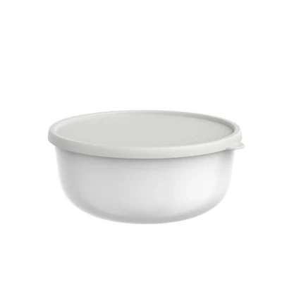 Abbildung von Mepal Mikrowellengeschirr Lumina Frischhaltedosen mit Deckel für Kühlschrank, Gefrierschrank, Dampfgarer &amp; Mikrowelle Mikrowellenschüsseln Aufbewahrungsbox 3000 ml White