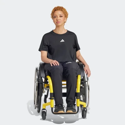 Abbildung von adidas Performance Adaptive TEE Sport Tshirt, Damen, Größe: Small, Black white