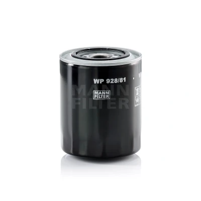 Abbildung von MANN FILTER WP 928/81 Ölfilter M 26 X 1.5 mit einem Rücklaufsperrventil Anschraubfilter MITSUBISHI: L200 II Pickup, GALANT 4 Stufenheck