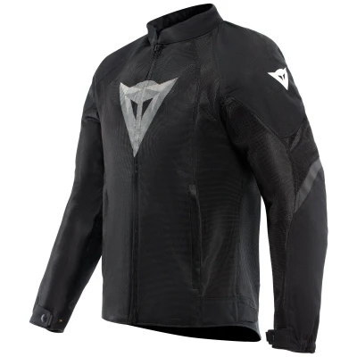 Abbildung von Dainese Air Graphics Tex Jacket, Sommer Motorradjacke, belüftet und leicht, mit weichen Protektoren an Schultern Ellenbogen, Mann, Schwarz/Weiß Diamant, 50