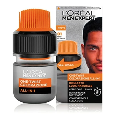 Abbildung von L?Or?al Paris One Twist Colorazione Uomo 01 Nero Naturale