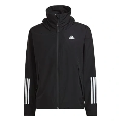 Abbildung von adidas Sportswear Regenjacke / wasserabweisende Jacke, Herren, Größe: Medium, Black