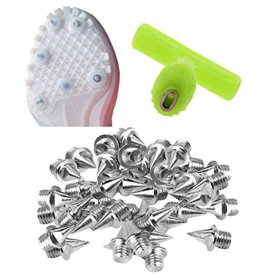 Abbildung von 24 Stck 6mm Spikes Dornen mit Gratisschlüssel Spike Nägel für Leichtathletik Ersatzspikes Ersatznägel Leichtathletikschuhe Track