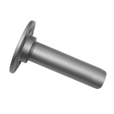 Abbildung von GARDINIA Wandträger für Gardinenstangen mit Ø 25 mm, Serie Industrial Home, 10 cm, Metall, Farbe Silber, 1 Stück