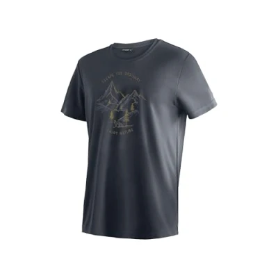 Abbildung von Maier Sports Dieter Print Herren Funktionsshirt, Freizeitshirt mit Aufdruck, Regular Fit