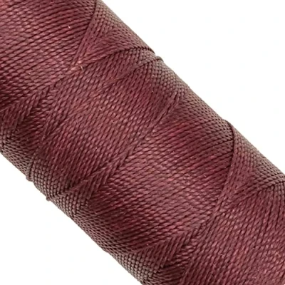 Abbildung von LINHASITA, Garnspule, gewachst, 100 g / 170 Meter, Dicke: 1 mm, Polyester, Makramee Garn, 30 Farben metros gr Granatrot (Granate Vino)