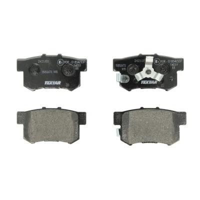 Abbildung von TEXTAR 2423101 Bremsbelagsatz mit akustischer Verschleißwarnung HONDA: CR V 4, Accord 7 Limousine, 3