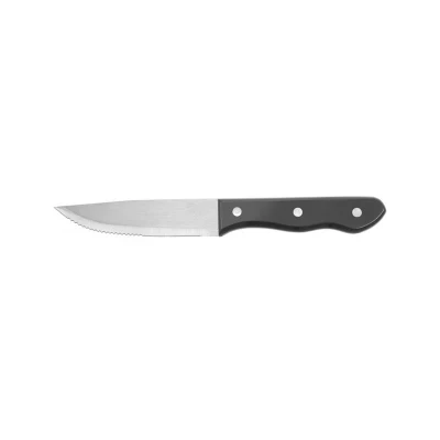 Abbildung von HENDI Steakmesser Set 6 Stk. Länge: 25 cm Edelstahl mit ABS Kunststoffgriff, Messerset teilig