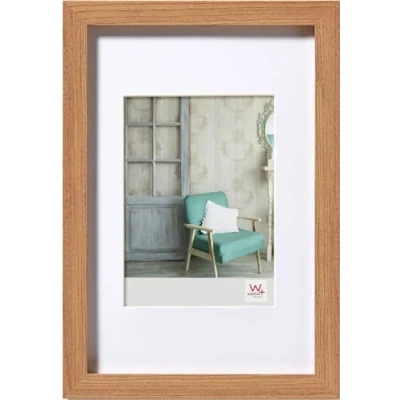 Abbildung von walther design Bilderrahmen buche 20 x 30cm Echtglas Stockholm Holzrahmen EA030P