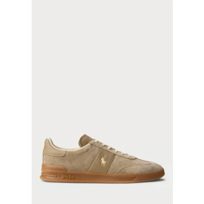Abbildung von Polo Ralph Lauren Heritage AERA Suede Sneaker Unisex low, Größe: 40, Dirty buck Schuhe