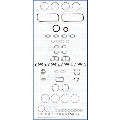 Abbildung von AJUSA 50114700 Dichtungsvollsatz, Motor mit Zylinderkopfdichtung, Ventilschaftabdichtung VOLKSWAGEN: TRANSPORTER 3 Bus,