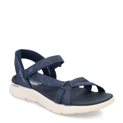 Abbildung von Skechers Damen GO Walk Flex Illuminate Sandale, Navy, 40 EU