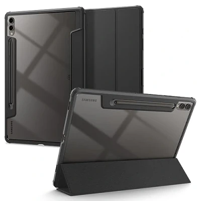 Abbildung von Spigen Ultra Hybrid Pro Entwickelt für Samsung Galaxy Tab S10 + Plus (2024) / S9+ (2023) Schwarz