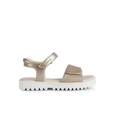 Abbildung von Geox Mädchen J Coralie Gir Sandal, Platinum, 30 EU