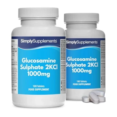 Abbildung von Glucosaminsulfat 1000mg 360 Tabletten Versorgung für 1 Jahr SimplySupplements