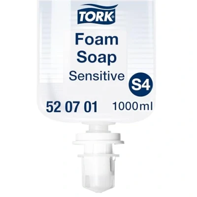 Abbildung von Tork Sensitive Hand Schaumseife S4, dermatologisch getestet, 1 x 1000 ml, 520701