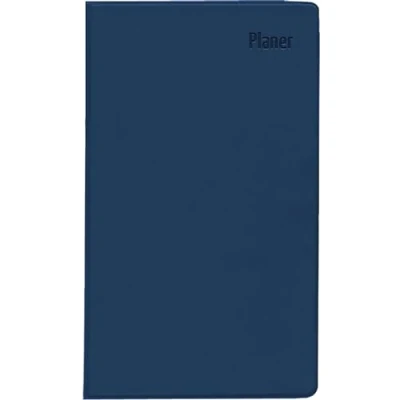 Abbildung von Zettler Taschenplaner 2025 blau, 9,5x16cm, Taschenkalender mit 112 Seiten in Kunststoffhülle, 1 Woche auf 2 Seiten, separates Adressheft, 8 Wochenübersicht, Mondphasen und deutsches Kalendarium