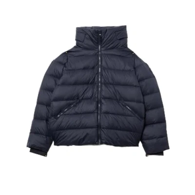 Abbildung von Tommy Hilfiger DOWN Funnel Daunenjacke, Damen, Größe: Small, Desert sky