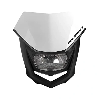 Abbildung von Scheinwerfer Maske weiss Polisport HALO