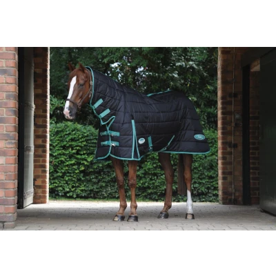 Abbildung von Weatherbeeta Stalldecke Green Tec Stable Combo Neck Medium/Lite 150D 150g Schwarz/Bottle 145/195
