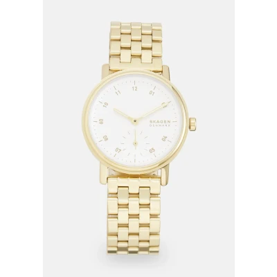 Abbildung von Skagen Kuppel Lille Uhr Gold coloured, Damen, Größe: One Size, coloured