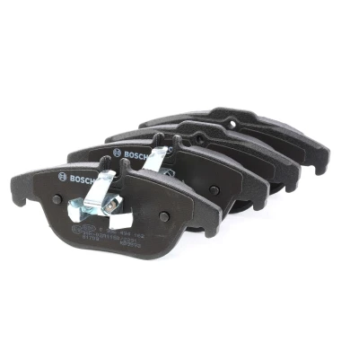 Abbildung von BOSCH 0 986 494 162 Bremsbelagsatz Low Metallic mit Montageanleitung, Anti Quietsch Blech, Kolbenclip MERCEDES BENZ: C Class T modell kfzteile
