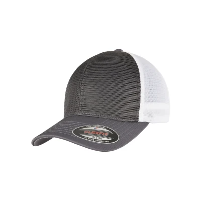Abbildung von Flexfit Omnimesh 2TONE Cap, Größe: L/XL, Charcoal/white