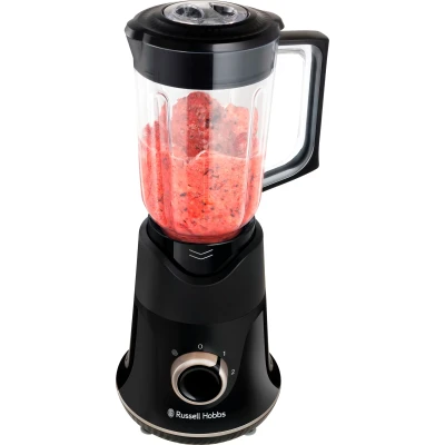 Abbildung von Russell Hobbs Standmixer [Blade Boost Technologie für besseres Mixergebnis] 1,5l BPA freier Mixbehälter (Impulsfunktion, Edelstahlmesser, Deckel inkl. Messkappe, spülmaschinenfest) Smoothies 26710 56