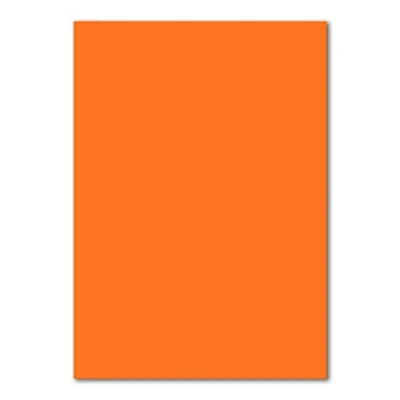 Abbildung von 50 DIN A4 Papier bögen Planobogen Orange 240 g/m² 21 x 29,7 cm Bastelbogen Ton Fotokarton Bastel Karton FarbenFroh