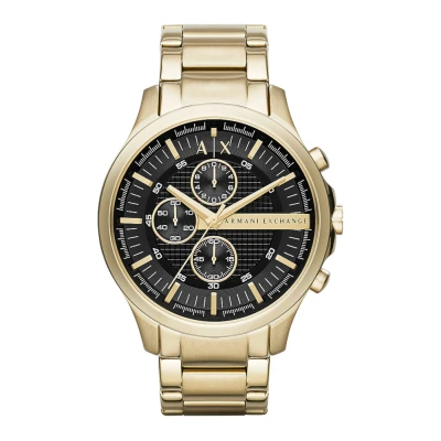 Abbildung von Armani Exchange Chronograph, Herren, Größe: One Size, Gold colored